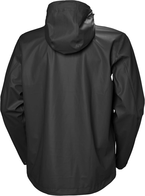 mens Moss Hooded Waterproof Windproof Raincoat Jacket - Image 2