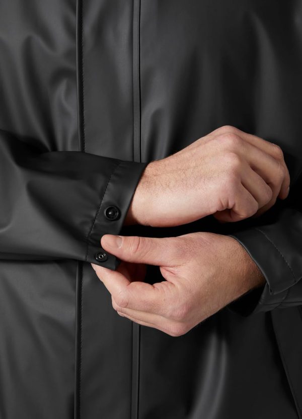 mens Moss Hooded Waterproof Windproof Raincoat Jacket - Image 3