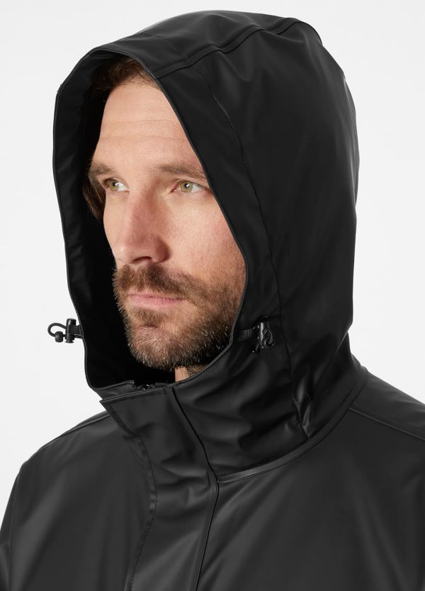 mens Moss Hooded Waterproof Windproof Raincoat Jacket - Image 4