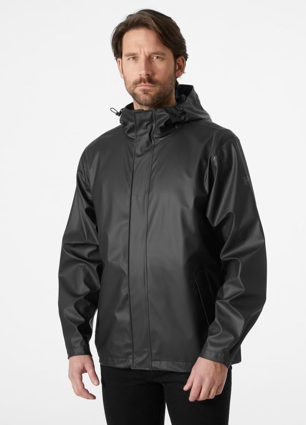 mens Moss Hooded Waterproof Windproof Raincoat Jacket - Image 5