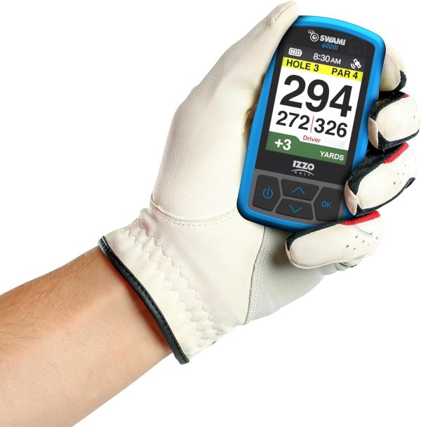 Izzo Swami 6000 Handheld Golf GPS Water-Resistant Color Display with 38,000 Course Maps & Scorekeeper - Image 4